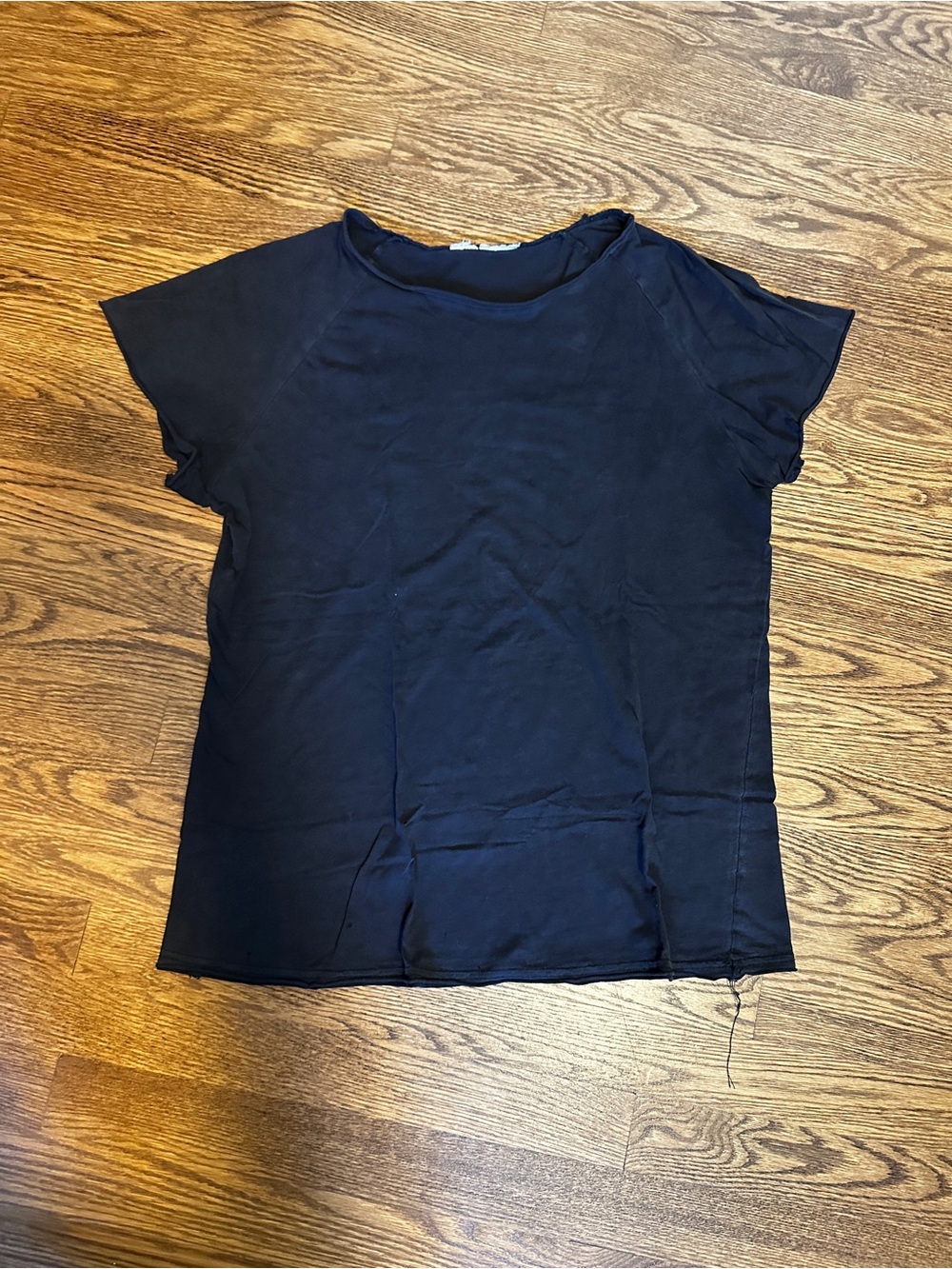 Men’s Black Short Sleeve Crewneck Top